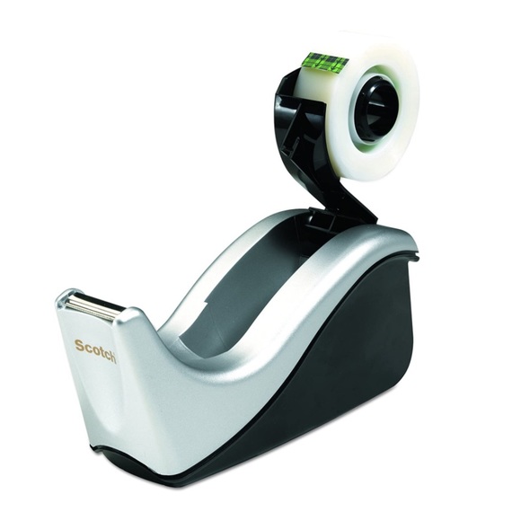 📝Scotch Desktop Tape Dispenser Silvertech📝 - Picture 3 of 5